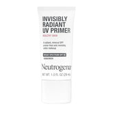 Neutrogena Healthy Skin Invisibly Radiant UV Face Primer with SPF 30, Mineral Sunscreen Makeup Primer, Broad Spectrum SPF 30, Suitable for All Skin Types, 1 fl. oz