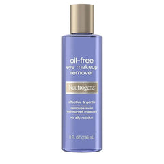 Neutrogena Gentle Oil-Free Eye Makeup Remover & Cleanser for Sensitive Eyes, Dissolves Waterproof Mascara, Non-Greasy Liquid Makeup Remover, Dermatologist & Ophthalmologist Tested, 8 fl. oz