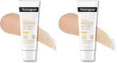 Neutrogena Purescreen+ Mineral UV Tint Face Liquid Tinted Sunscreen - with 100% Mineral Actives & Vitamin E,Enhances Natural Tone,Water Resistant,Broad Spectrum SPF 30,1.1 fl oz,(Pack of 2)