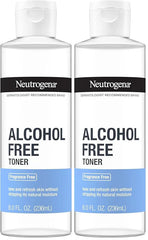Neutrogena Alcohol-Free Gentle Face Toner | Fragrance-Free | Hypoallergenic | 8 fl. oz | Pack of 2