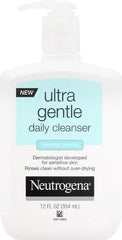 Neutrogena Ultra Gentle Foaming Facial Cleanser, Foaming Face Wash for Sensitive Skin, Gently Cleanses Away Dirt, Oil & Makeup Without Over Drying, Fragrance-Free, 12 fl. oz (Pack of 2)