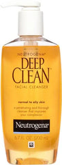 Neutrogena Deep Clean Daily Facial Cleanser with Beta Hydroxy Acid for Normal to Oily Skin,Alcohol-Free,Oil-Free & Non-Comedogenic,6.7 fl. oz,(Pack of 2)