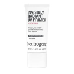 Neutrogena Healthy Skin Invisibly Radiant UV Face Primer with SPF 30, Mineral Sunscreen Makeup Primer, Broad Spectrum SPF 30, Suitable for All Skin Types, 1 fl. oz