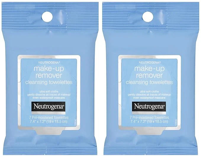 Neutrogena Makeup Remover Cleansing Towelettes, 7 ct, 2 Pack